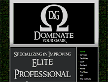 Tablet Screenshot of dominateyourgame.com